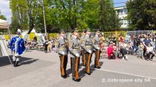 Jednotky Veliteľstva posádky Bratislava na podujatí Deň Zeme
