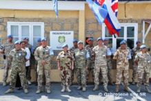 Prv nvteva veliteky sl na jednotke Vojenskej polcie FMPU (Force Military Police Unit) v opercii UNFICYP na Cypre 