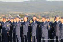 Slávnostný nástup pri príležitosti 72.  výročia Slovenského národného povstania a Dňa Ústavy Slovenskej republiky