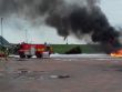 Velitelia hasičských jednotiek vo výcvikovom stredisku Manston