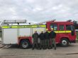 Velitelia hasičských jednotiek vo výcvikovom stredisku Manston